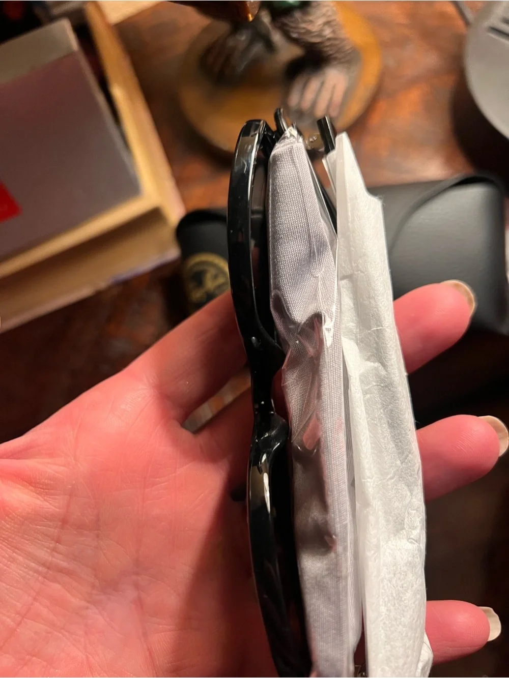 Ray-Ban Black Men's Sunglasses with Dark Lenses